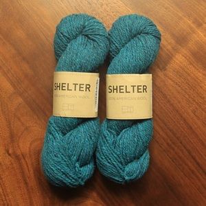 2 Skeins of Brooklyn Tweed Shelter Worsted Weight Wool Yarn in Tartan Color